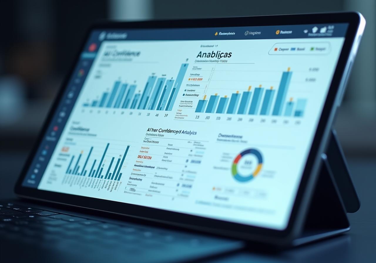 AI confidence analytics dashboard with detailed metrics